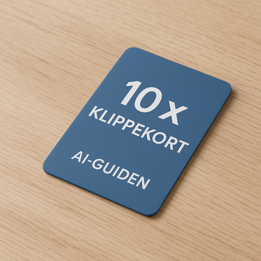 Klippekort: 10 x 45 minutters AI-rådgivning hos din virksomhed